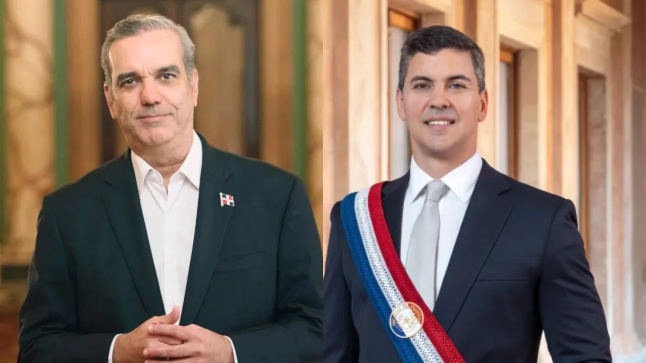 Santiago Peña y Luis Abinader