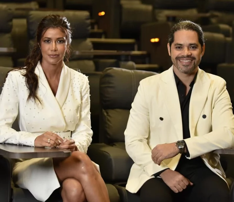 Los productores  Evelyna Rodríguez y Danilo Reynoso.