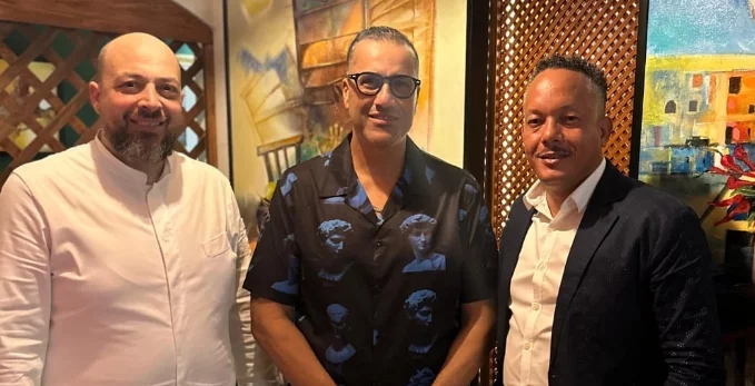 Victtorio di Capua, Geldy Lora y el artista Ángel Villalona.