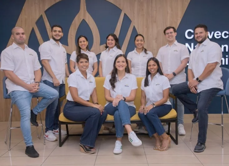 El equipo mercadeo de la entidad.