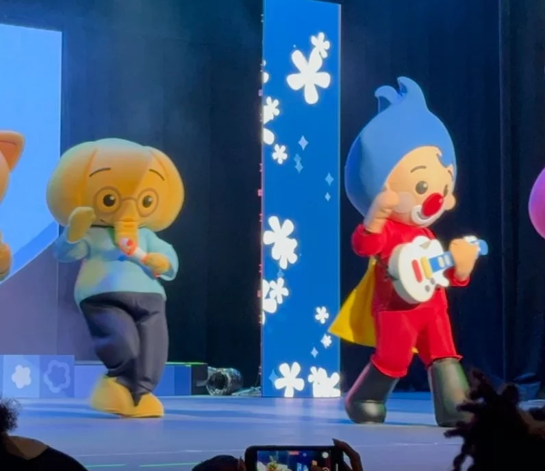 El payaso “Plim Plim” hizo felices  a cientos de niños del país.