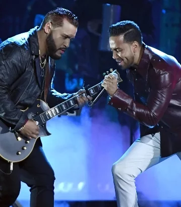 El grupo Aventura en uno de sus conciertos.