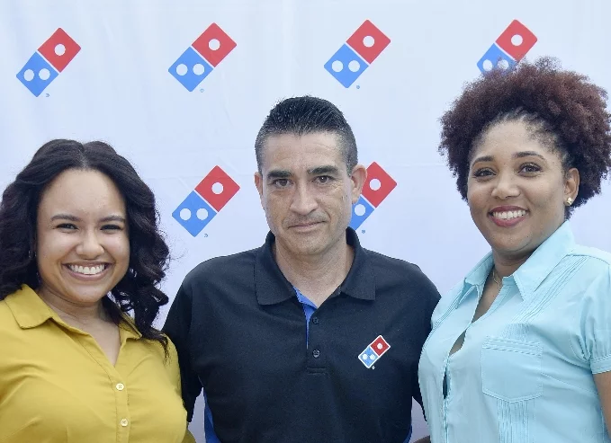 Rasvelis Jiménez, Adrián Carrasco y Merssy Benigna.