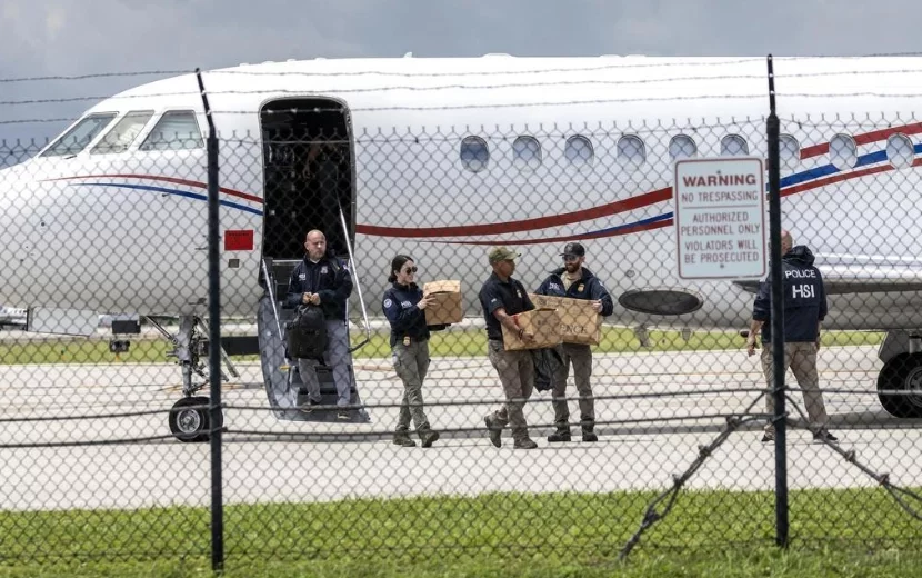 Avión llegó a República Dominicana por mantenimiento.