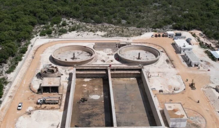 La  planta procesará las aguas  de todas las infraestructuras del proyecto turístico.