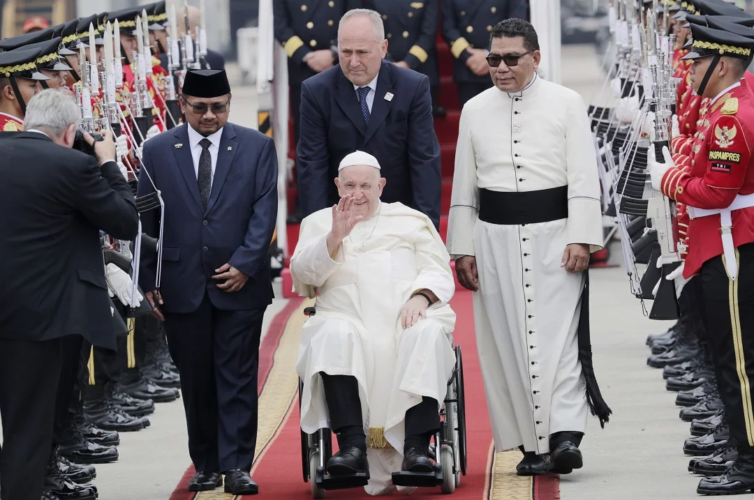 Pope Francis visits Jakarta, Indonesia