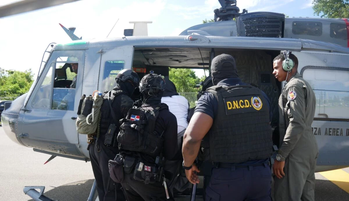 Autoridades trasladaron a Rafael Ynoa Santana (El Pocho) luego de  ser detenido la madrugada de ayer.  fuente externa