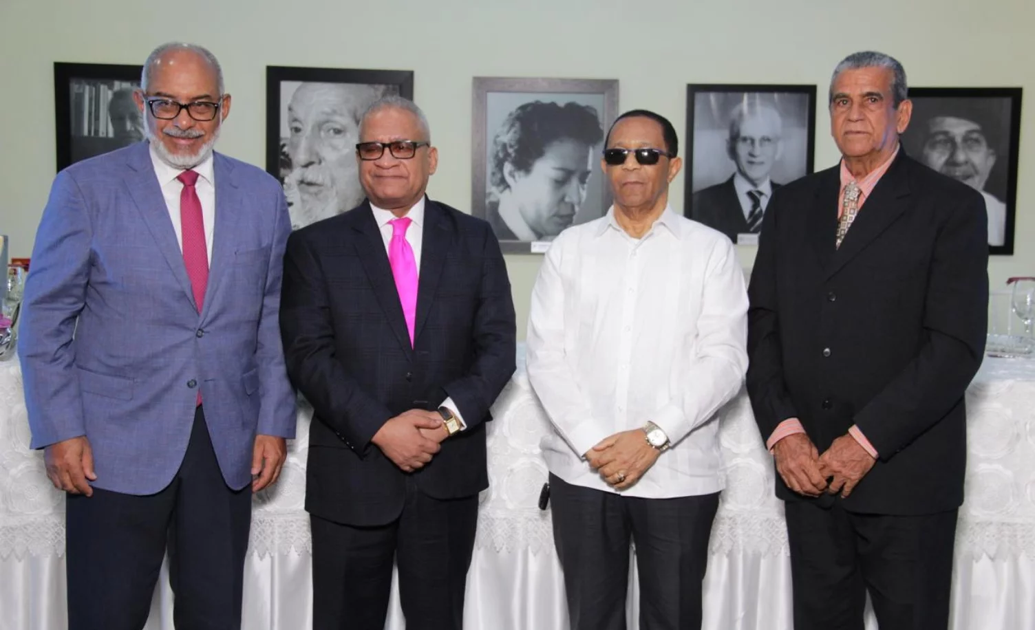 Persio Maldonado, Geraldino González, Apolinar de los Santos y Milcíades Mejía.