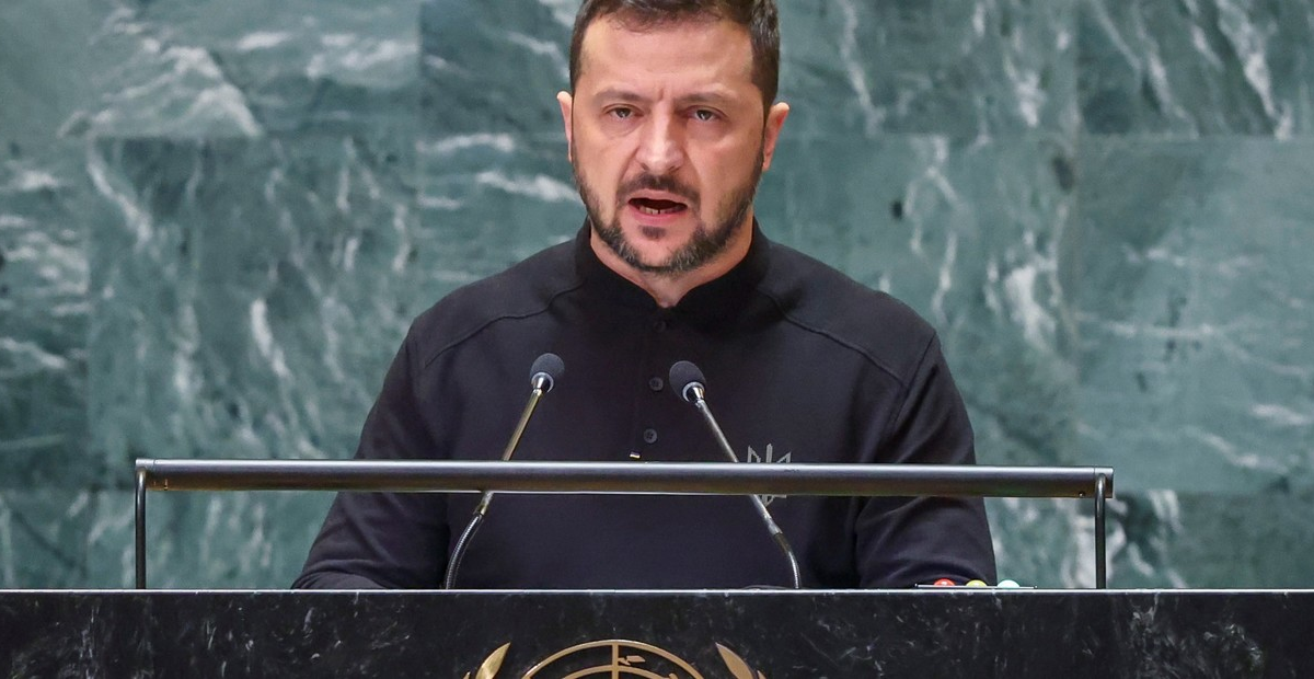 El presidente de Ucrania, Volodímir Zelenski.
