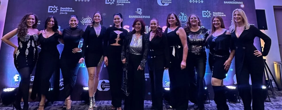 Las exintegrantes del grupo Las Chicas del Can ofrecieron una rueda de prensa  en el salón Sol de Oro del hotel Jaragua, en Santo Domingo.  fuente externa
