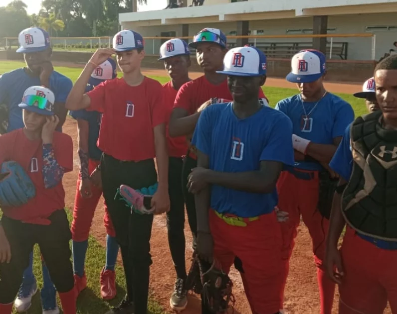 Integrantes de la selección U-12 de República Dominicana.