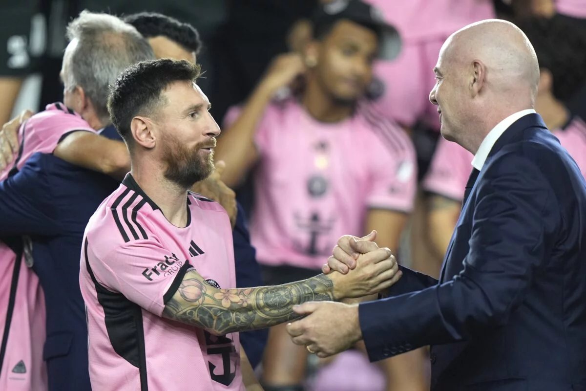 Lionel Messi , delantero del Inter Miami.