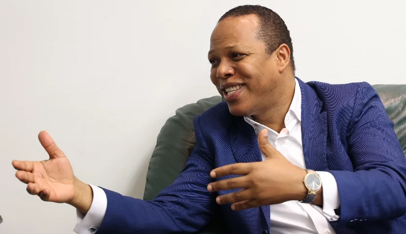Director del Intrant,  Milton Morrison, en visita a EL DÍA.