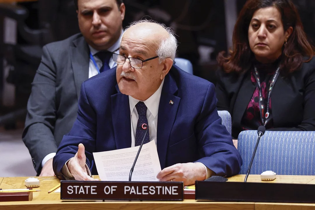 Riyad Mansour, representante permanente de Palestina ante la ONU. Fuente externa