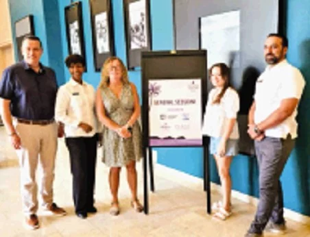 Daniel Schuhmacher, Shirley Sánchez,  Theresa Bednarczyk,  Ximena Llanes y David Barreiro.