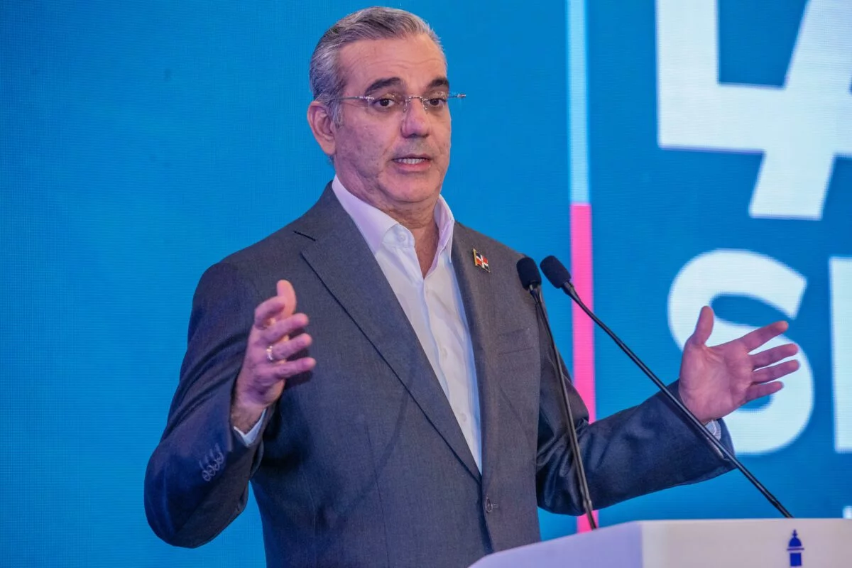 El presidente de la República, Luis Abinader. Fuente externa
