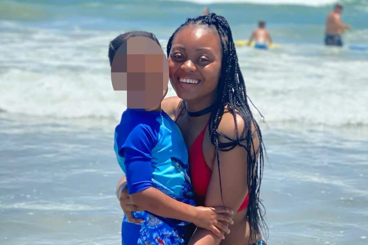 Amber Thurman se ha vuelto un símbolo para la candidata Kamala Harris, que está a favor del aborto. Fuente externa