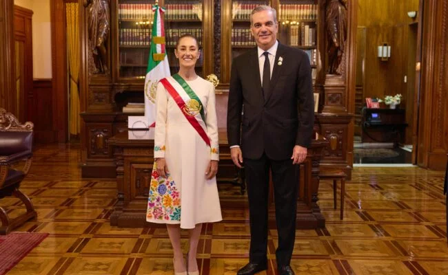 Abinader y Claudia