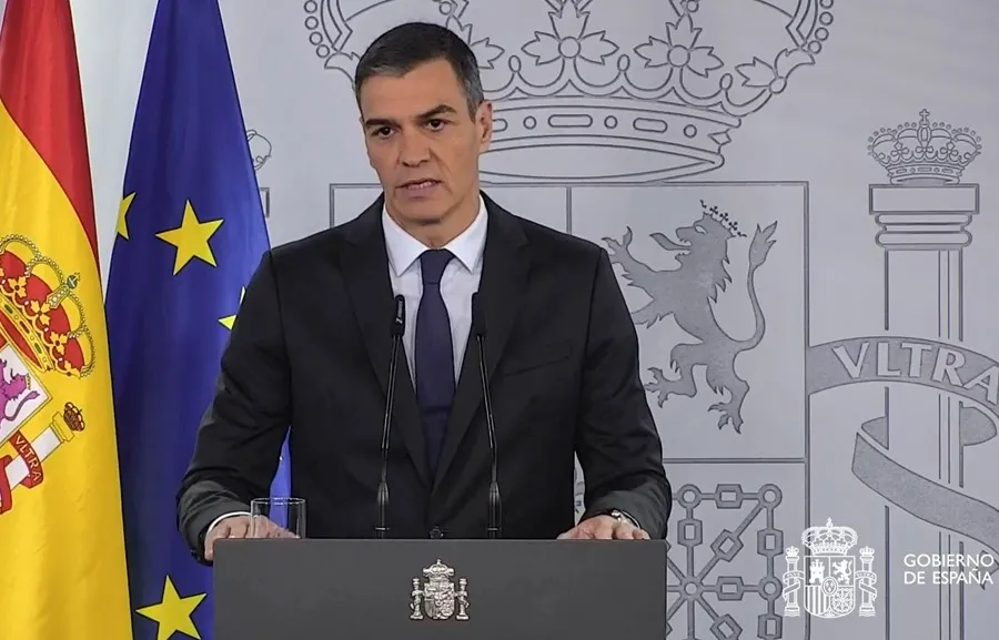 El presidente del gobierno español, Pedro Sánchez. Fuente externa