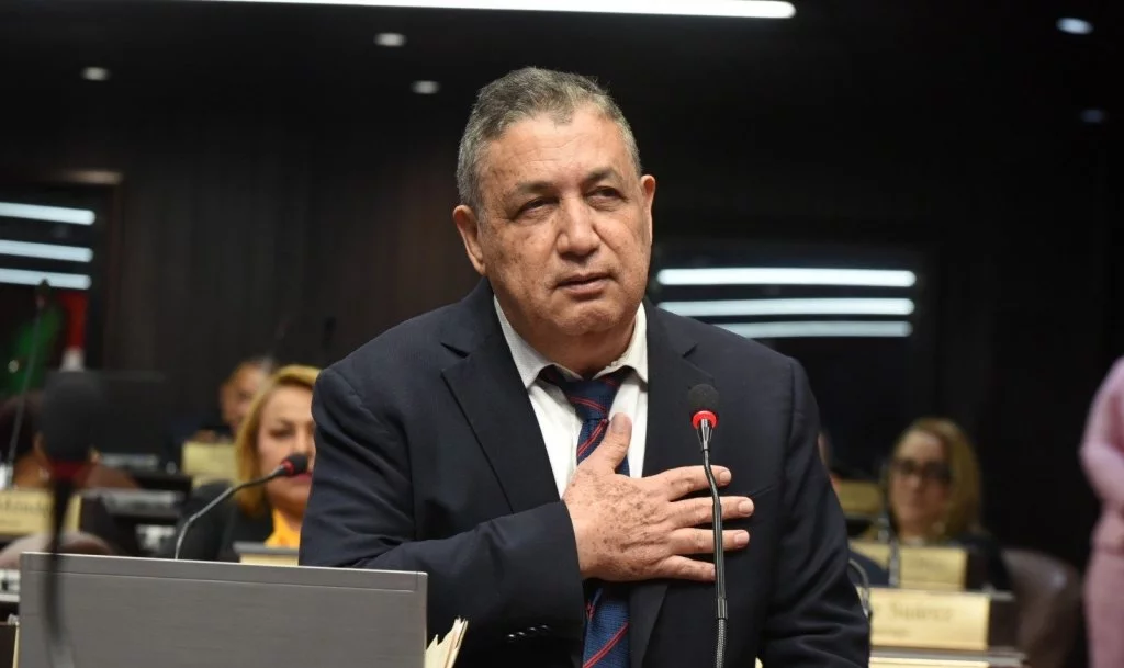 Gustavo Sánchez, vocero de los diputados del PLD lamenta muerte de Roberto Rodríguez Marchena.