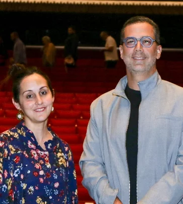 Stephanie Bauger y Manuel Luna.