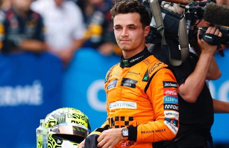 Lando Norris ha mantenido polémica  con  Max Verstappen.