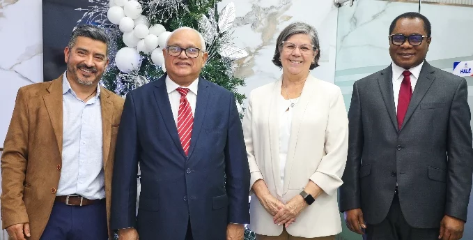 Francisco Luciano, Luis Rafael Delgado Sánchez, Martha Cubillo e Isidro de la Cruz.