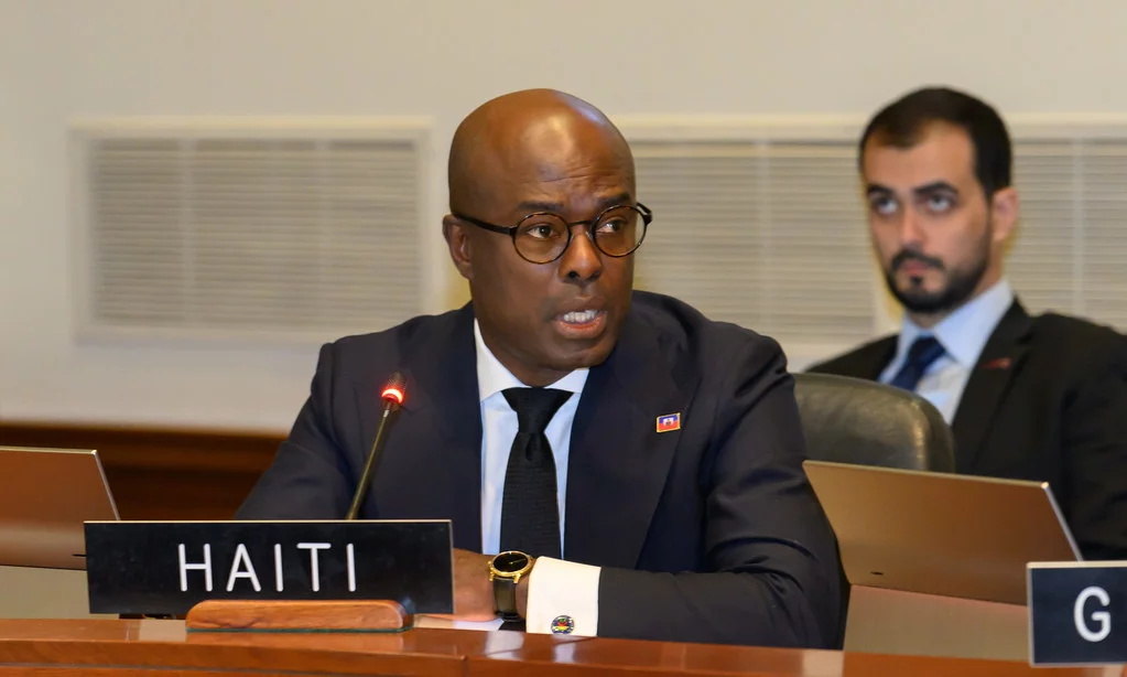 Gandy Thomas, embajador de Haití ante la OEA. Fuente externa