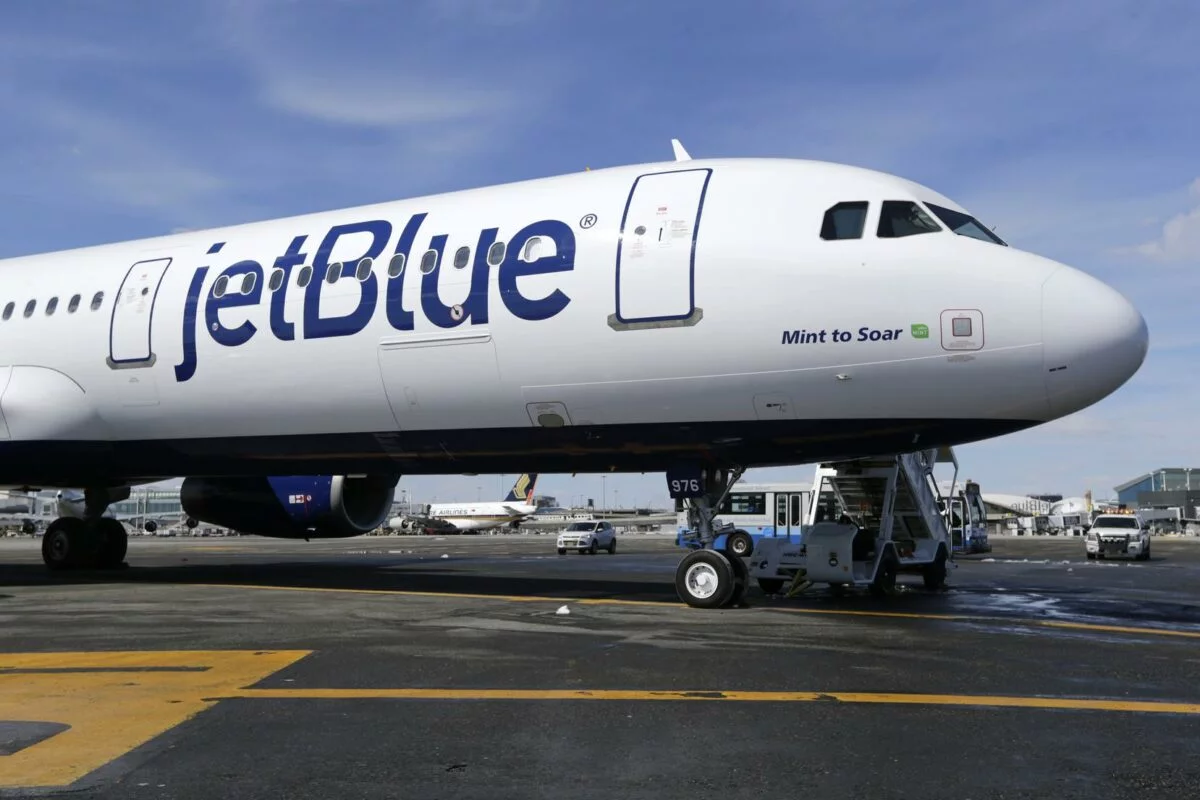 Avión de la aerolínea Jetblue
