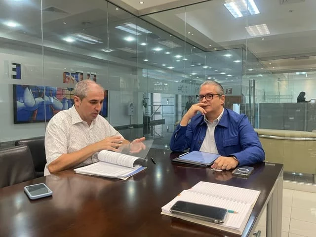 Ignacio García y Alfonso Rodríguez, secretario y presidente, respectivamente, de Asofer. Víctor José