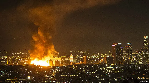 El estado de California suele sufrir incendios forestales que afectan a su población. Fuente externa