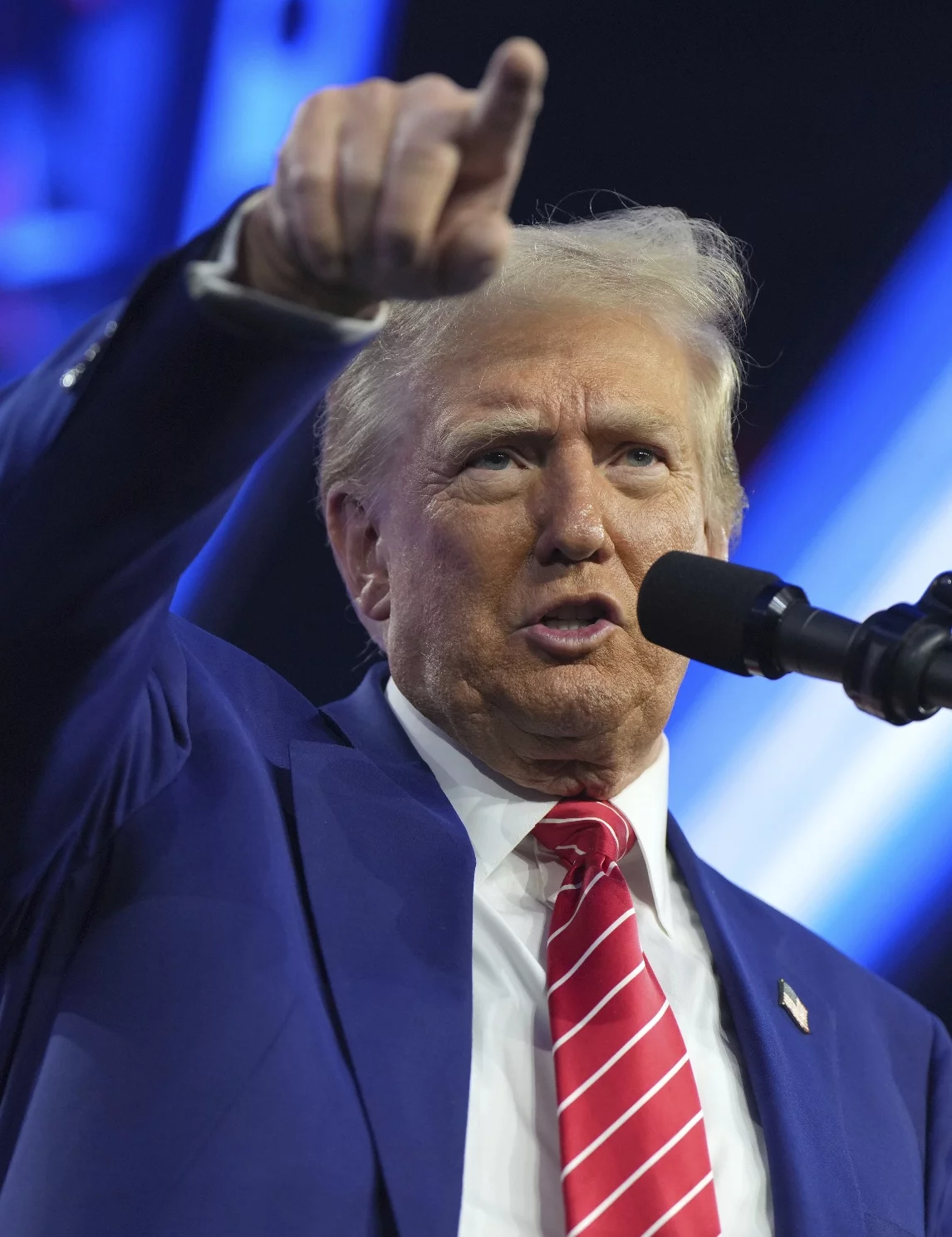 El presidente de los Estados Unidos, Donald Trump. AP
