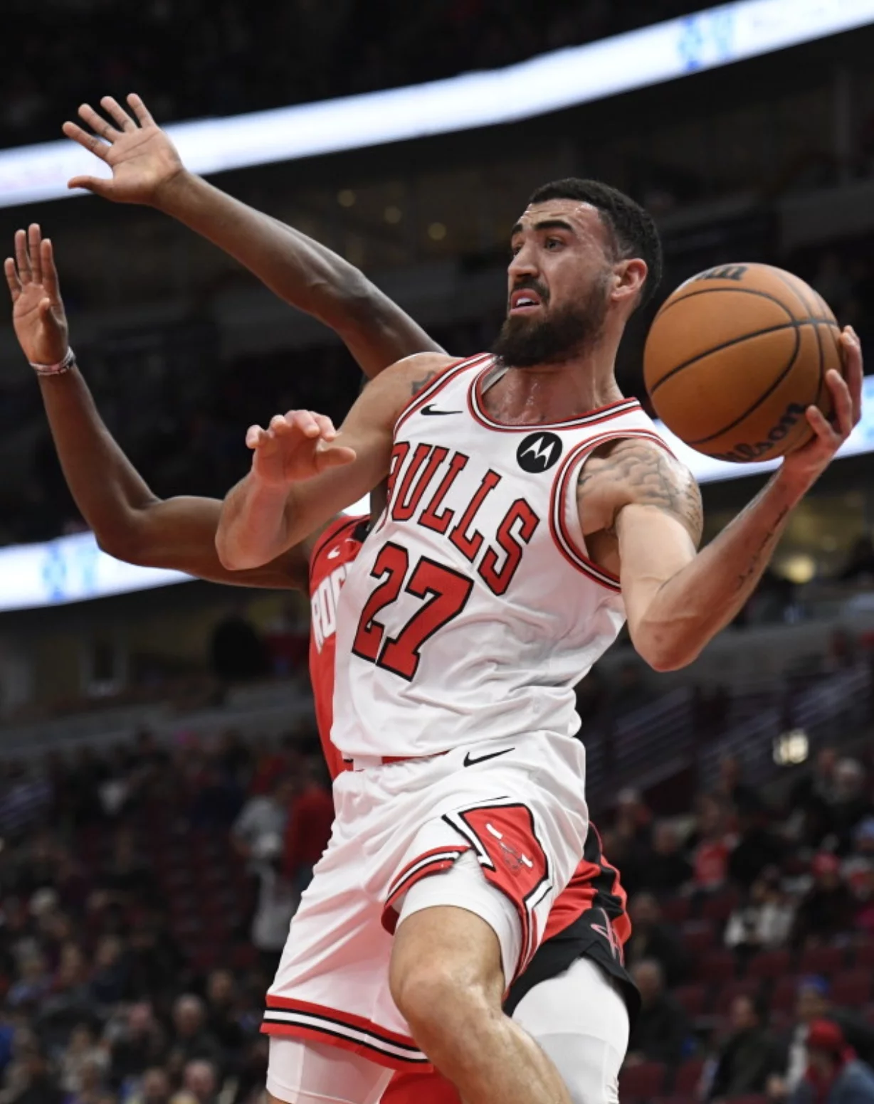 El dominicano Chris Duarte durante uno de sus partidos con los  Chicago Bulls .