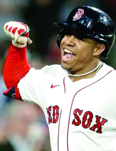El infielder y jardinero dominicano Enmanuel Valdez