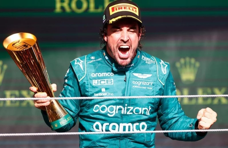 Fernando Alonso terminó noveno en el campeonato.  externa
