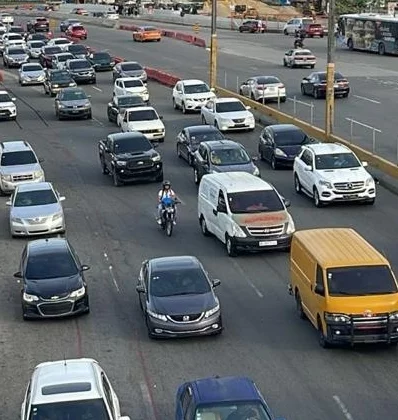 El tráfico es intenso.