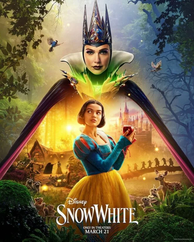 Poster oficial de la nueva película de Blancanieves. Fuente externa