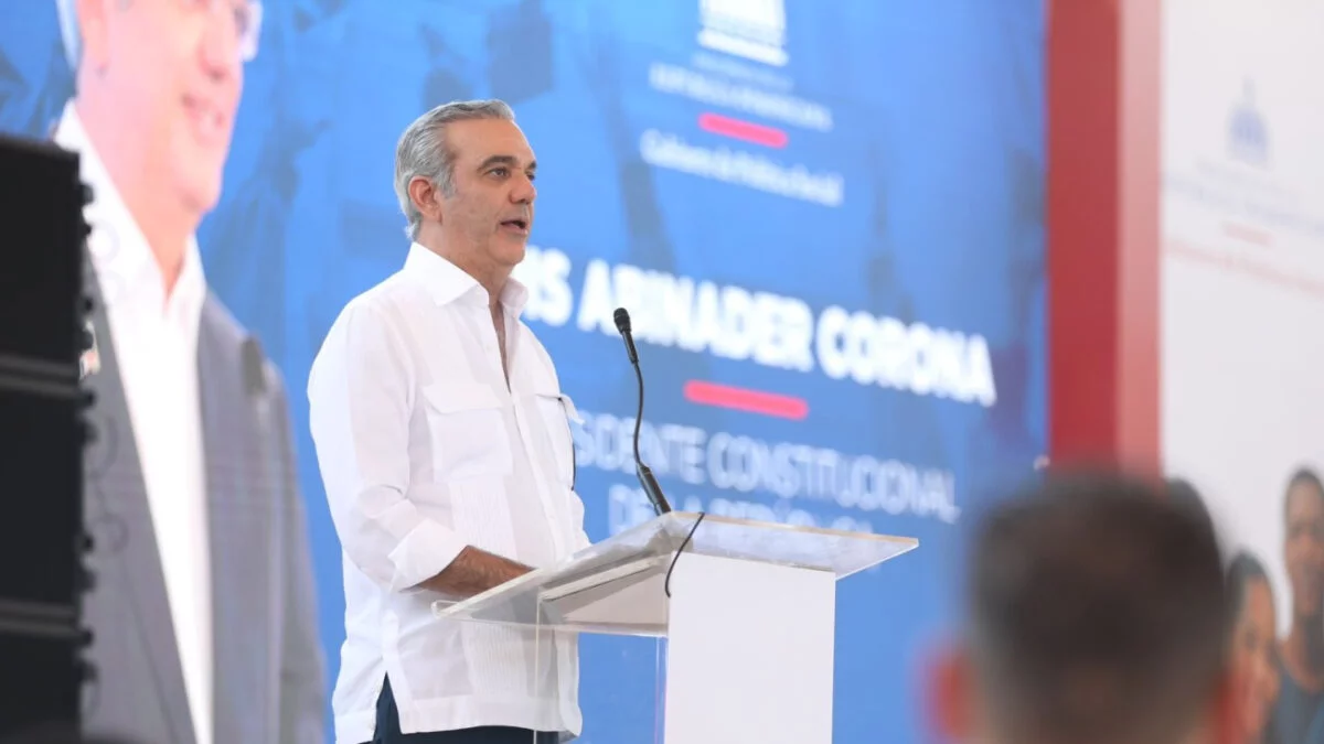 El presidente de la República, Luis Abinader. Fuente externa