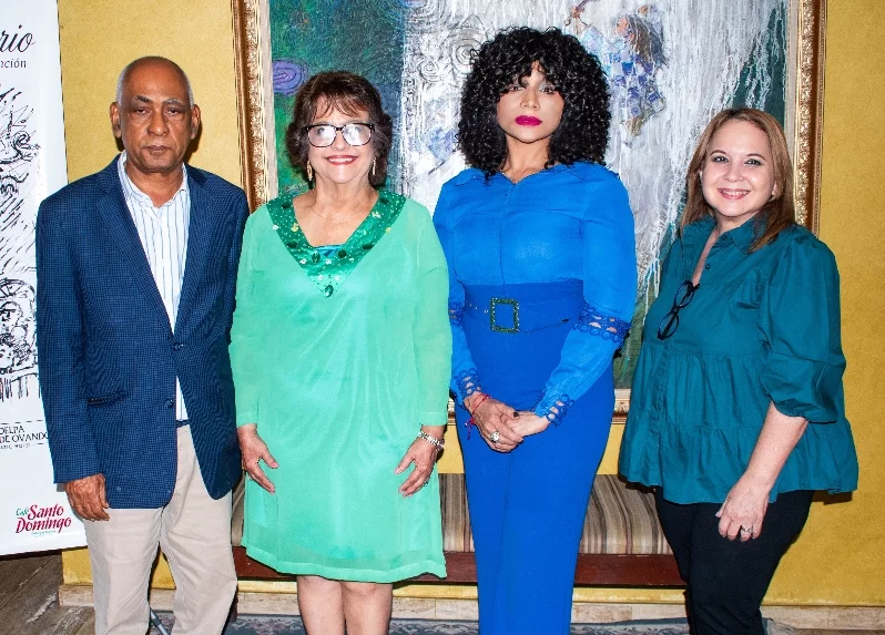 José Enrique García, Verónica Sención, Ana Almonte y Varinia Caamaño.