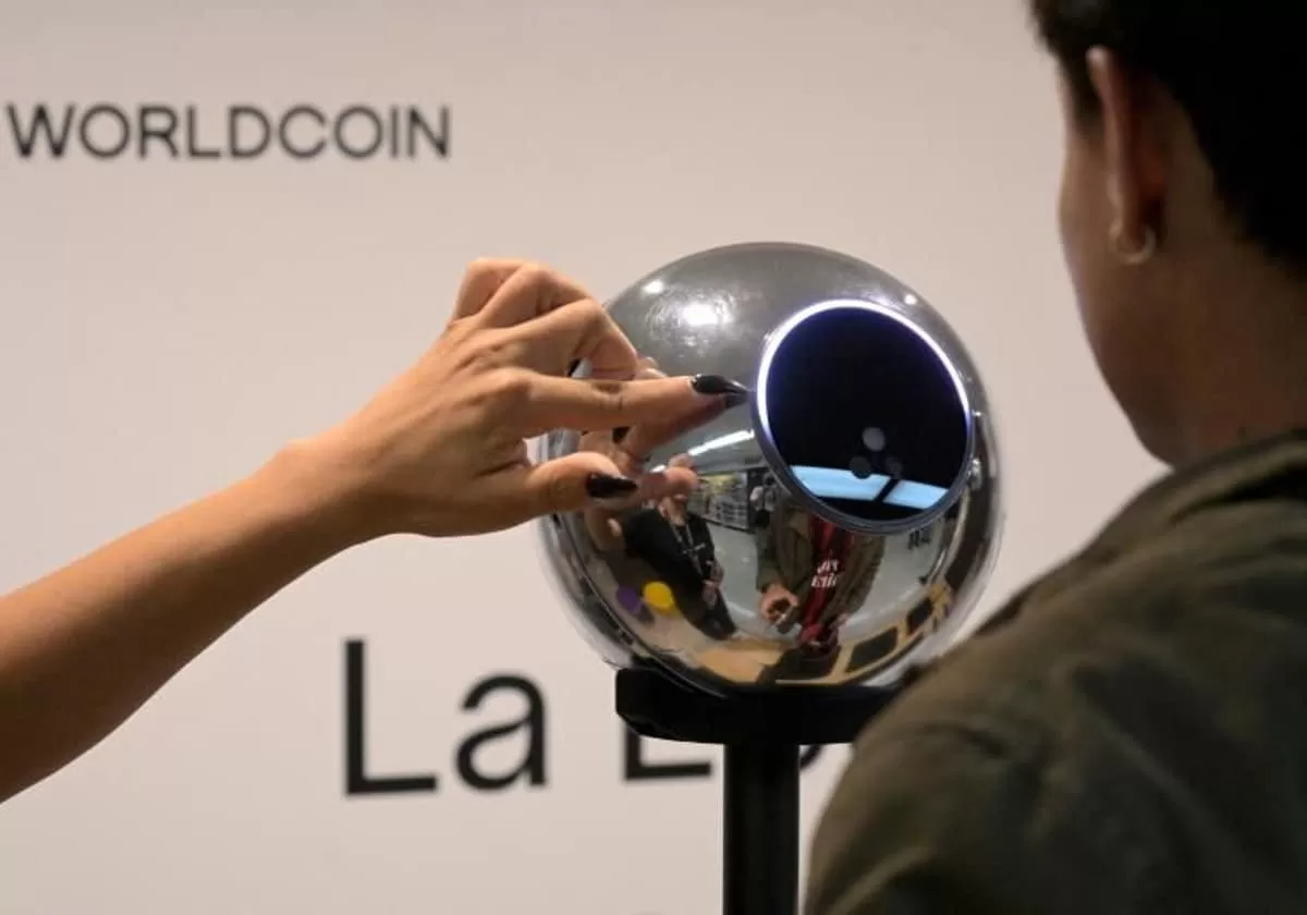 Worldcoin es una empresa que obtiene datos biométricos de las personas a través del escaneo del iris. Fuente externa