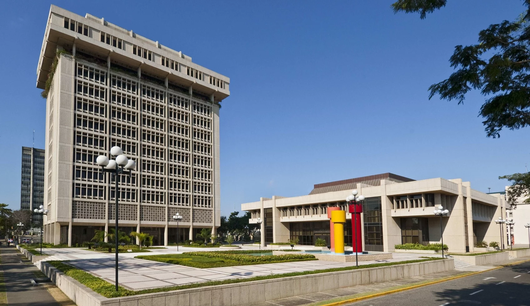 Edificio  del Banco Central de la República Dominicana (BCRD) .  AGENCIA FOTO