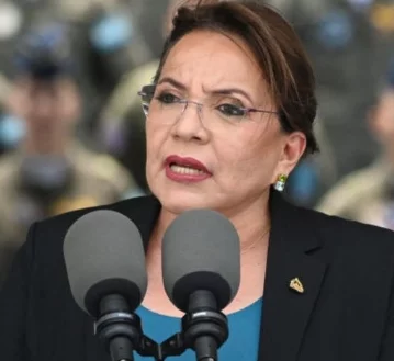 Xiomara Castro, presidenta de Honduras.