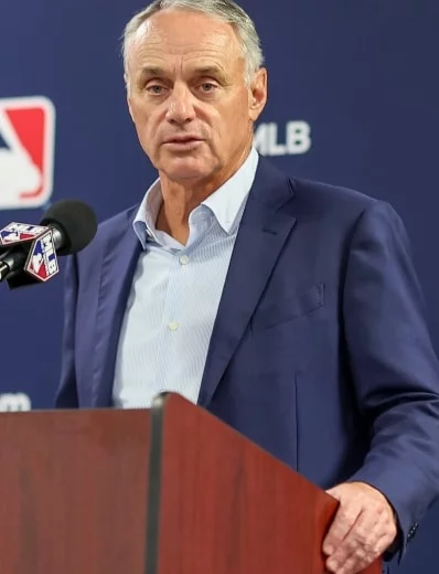 Rob Manfred, comisionado del béisbol de Grandes Ligas.