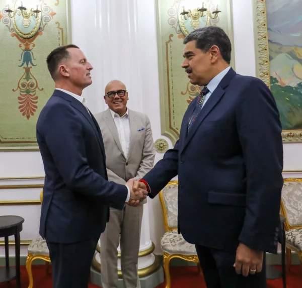 Nicolás Maduro y Richard Grenell