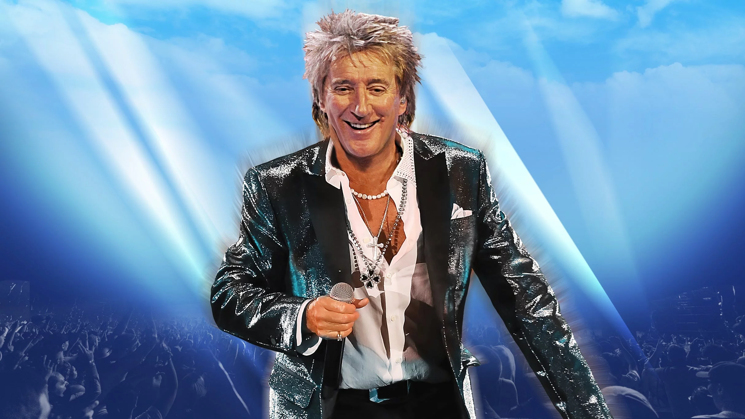 Rod Stewart va al Estadio Softball de Santo Domingo