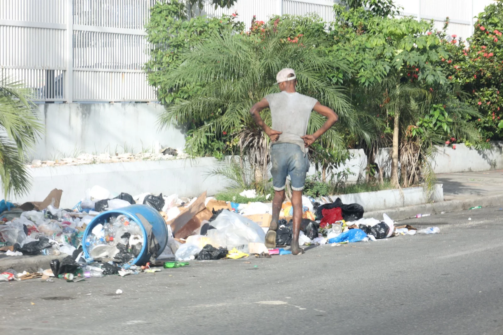Los desechos, en su mayoría, consistían en artículos desechables. José Francisco