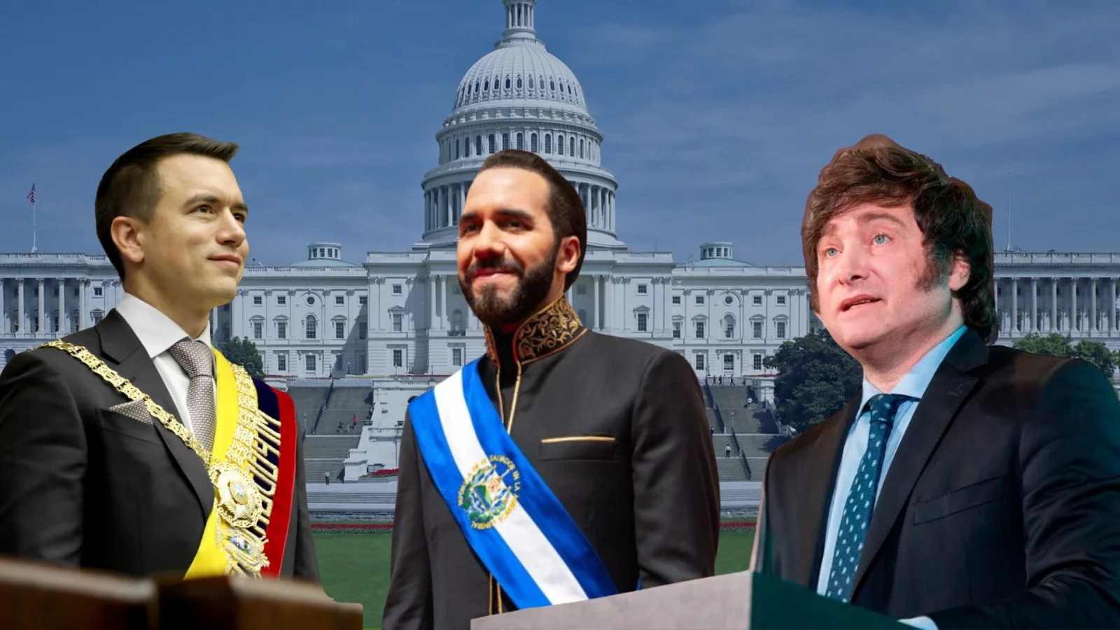 Daniel Noboa, de Ecuador, Nayib Bukele, de El Salvador, y Javier Milei, de Argentina, figuran entre los presidentes que se darán cita a la juramentación de Donald Trump. Fuente externa