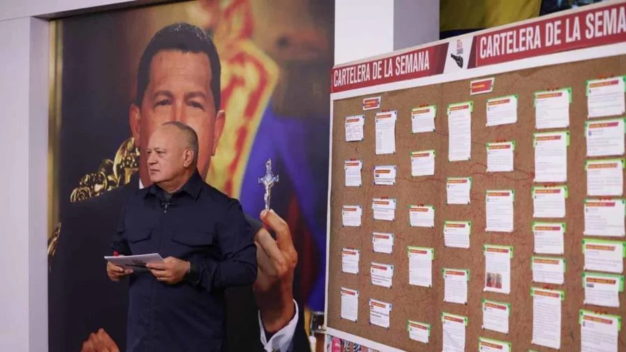 Diosdado Cabello ofreció las declaraciones a los medios. EFE