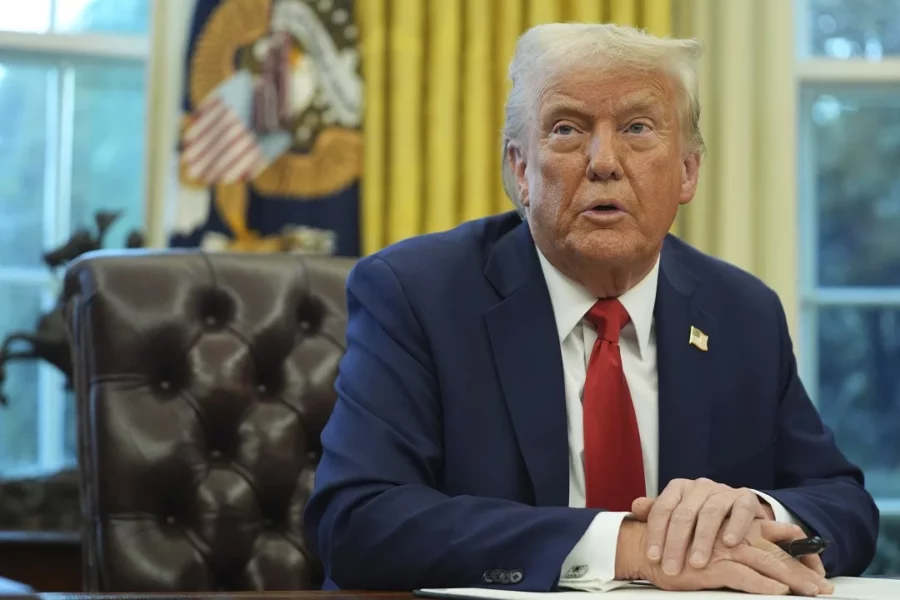 Donald Trump, presidente de los Estados Unidos. AP