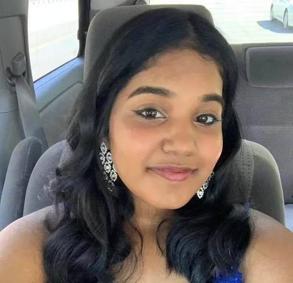 Sudiksha Konanki, de 20 años, arribó a República Dominicana el 03 de marzo. Fuente externa